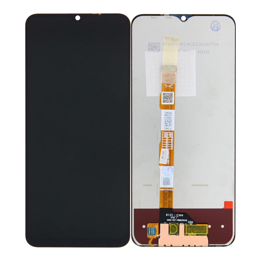 Vivo Y20, Y20s, Y20i, Y12s Display And Digitizer Without Frame Black OEM