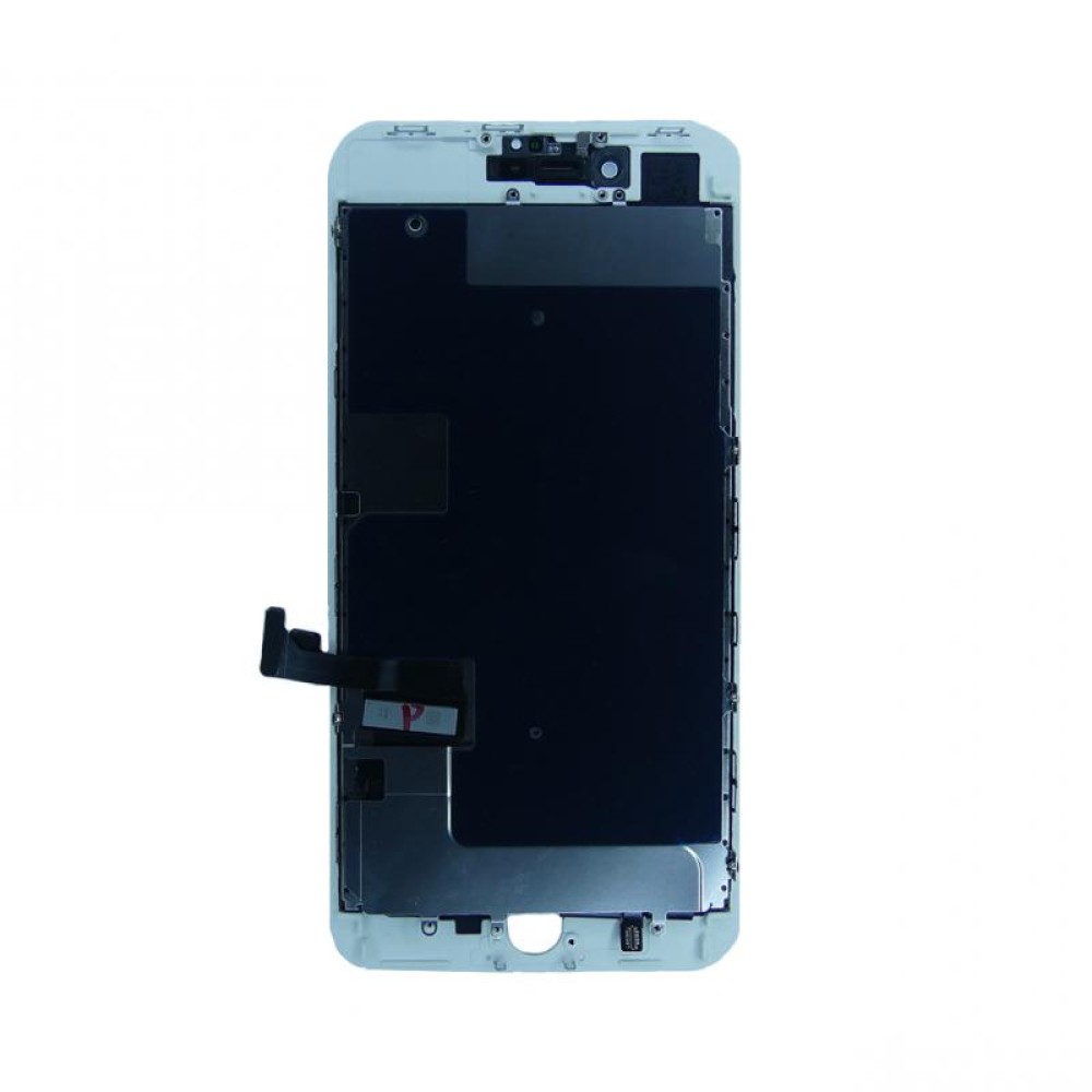 iPhone 8 Plus Display + Digitizer, +Metal Plate A+ High Quality - White