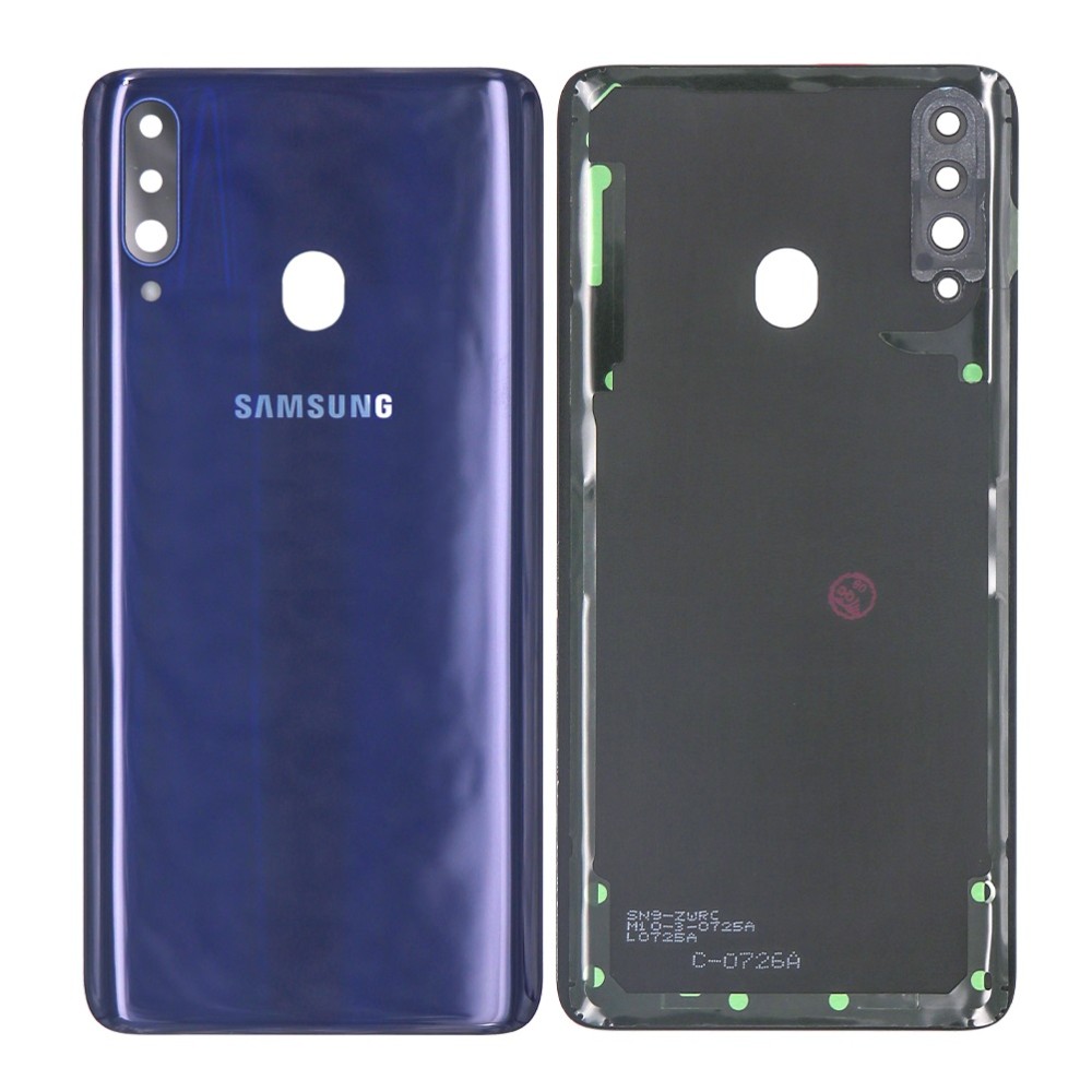 Samsung Galaxy A20s A207F Back Cover Blue With Lens OEM
