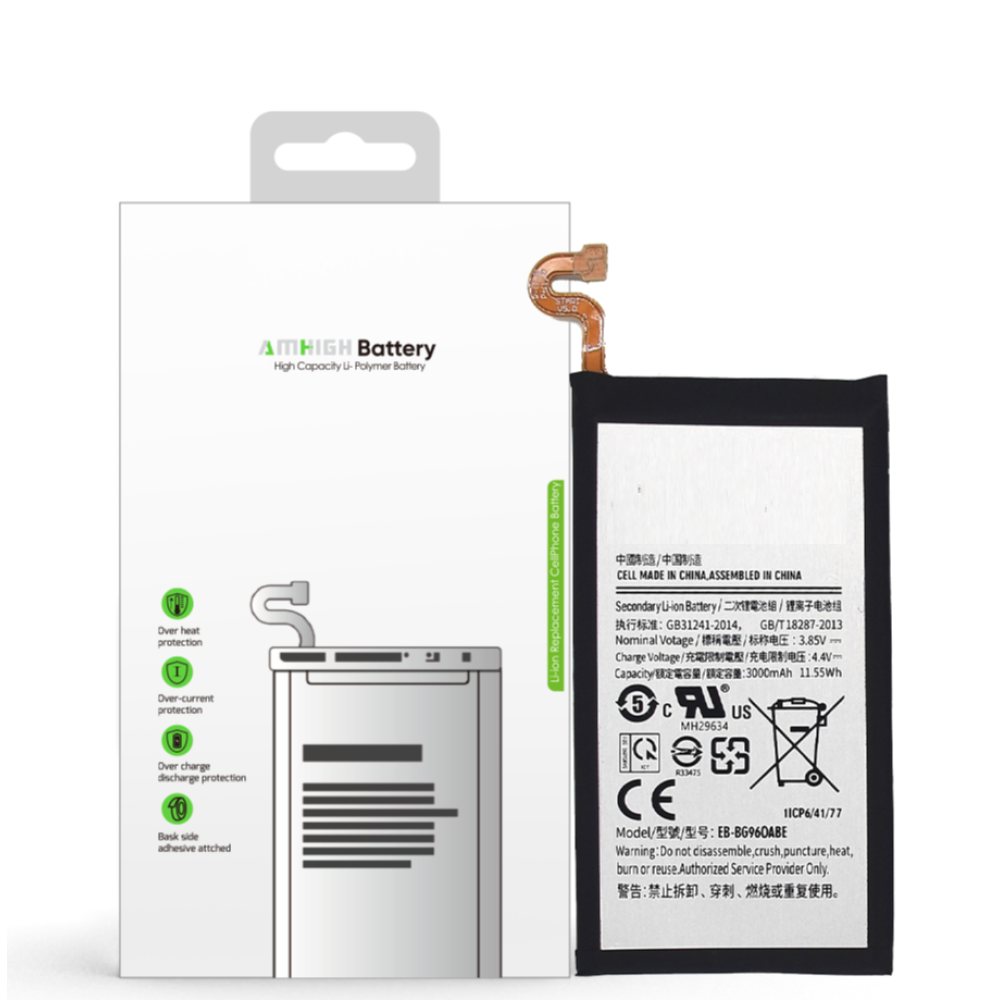 For Samsung Galaxy S9 G960F Battery EB-BG960ABE (AMHigh Premium)