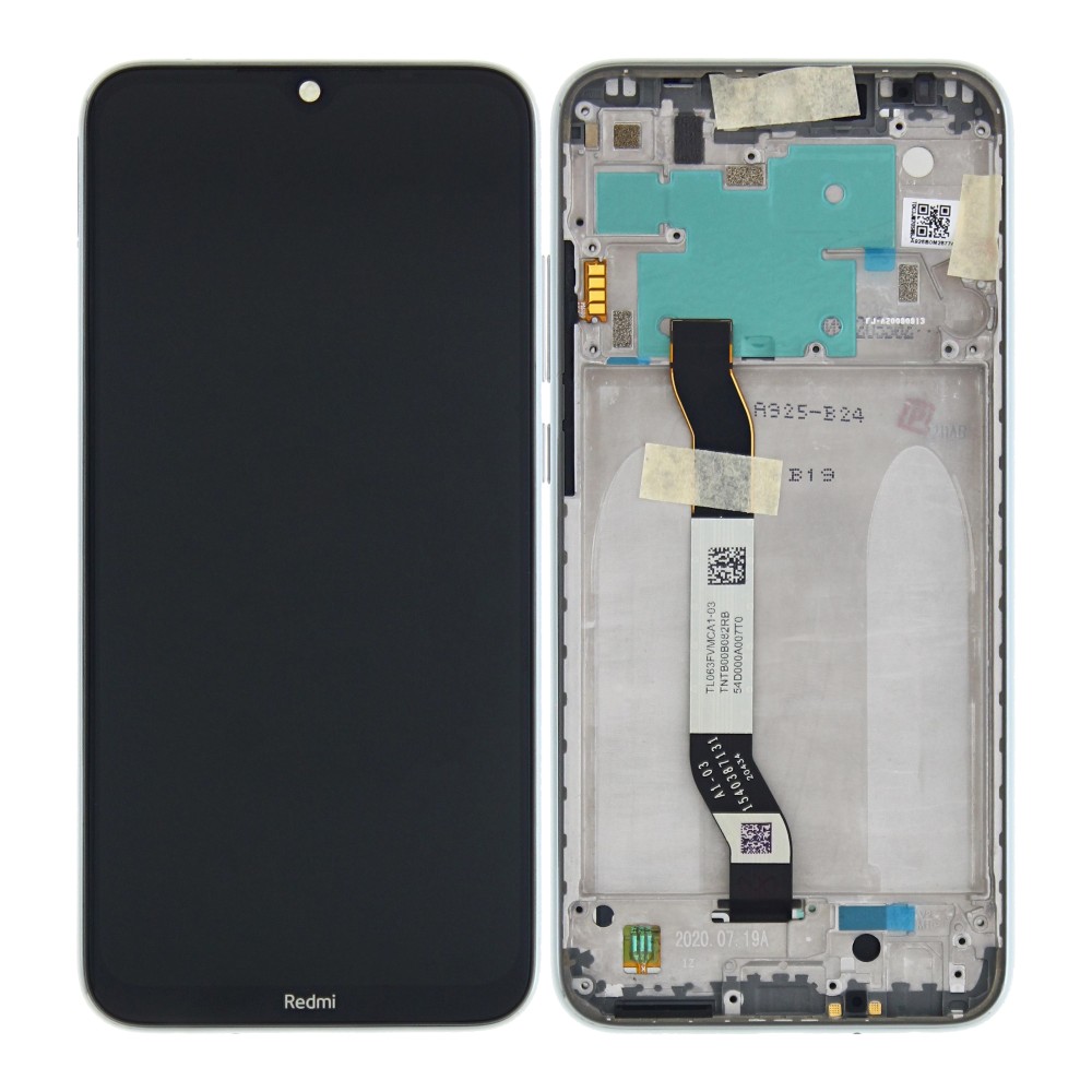 Xiaomi Redmi Note 8 (M1908C3JG) Display + Digitizer With Frame (5600040C3J00) - Moonlight White