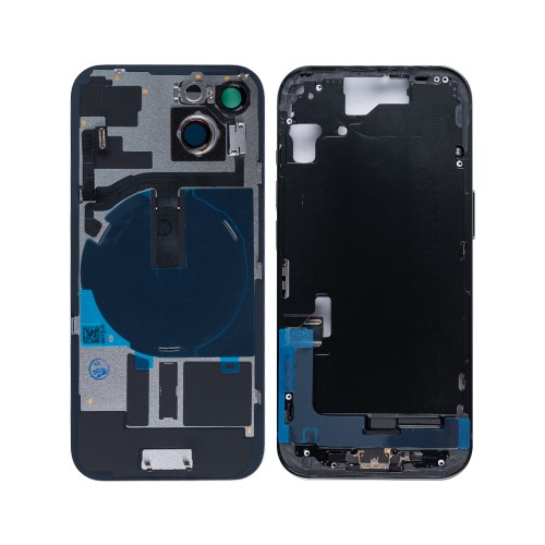 For iPhone 15 Complete Housing Incl All Small Parts Without Battery And Back Camera Black