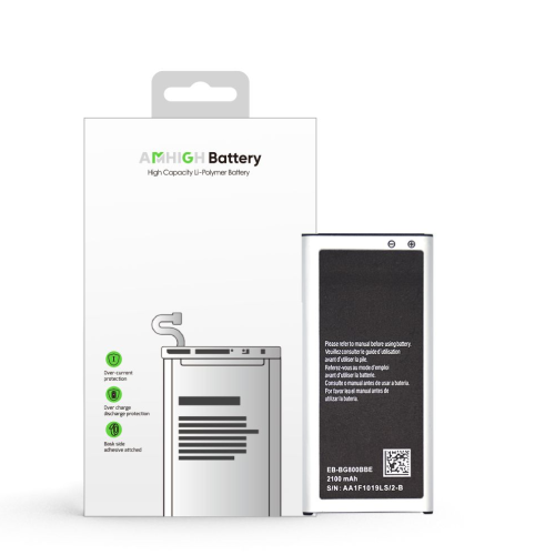 Samsung Galaxy S5 Mini (SM-G800F) Battery EB-BG800 -2300 mAh (AMHigh Premium)