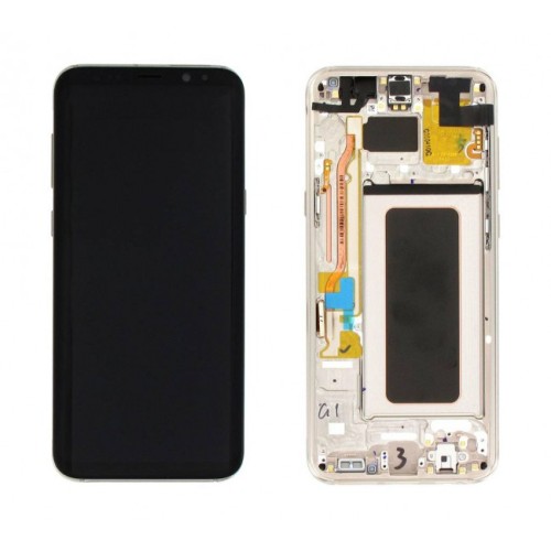 Samsung Galaxy S8 Plus (SM-G955F) Display with Digitizer + Frame - Gold