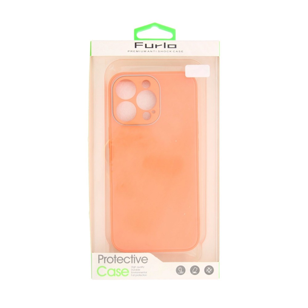 Furlo Protective Shining TPU Case For iPhone 13 Pro Max - Orange