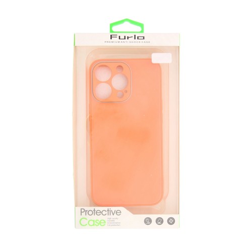Furlo Protective Shining TPU Case For iPhone 13 Pro Max - Orange