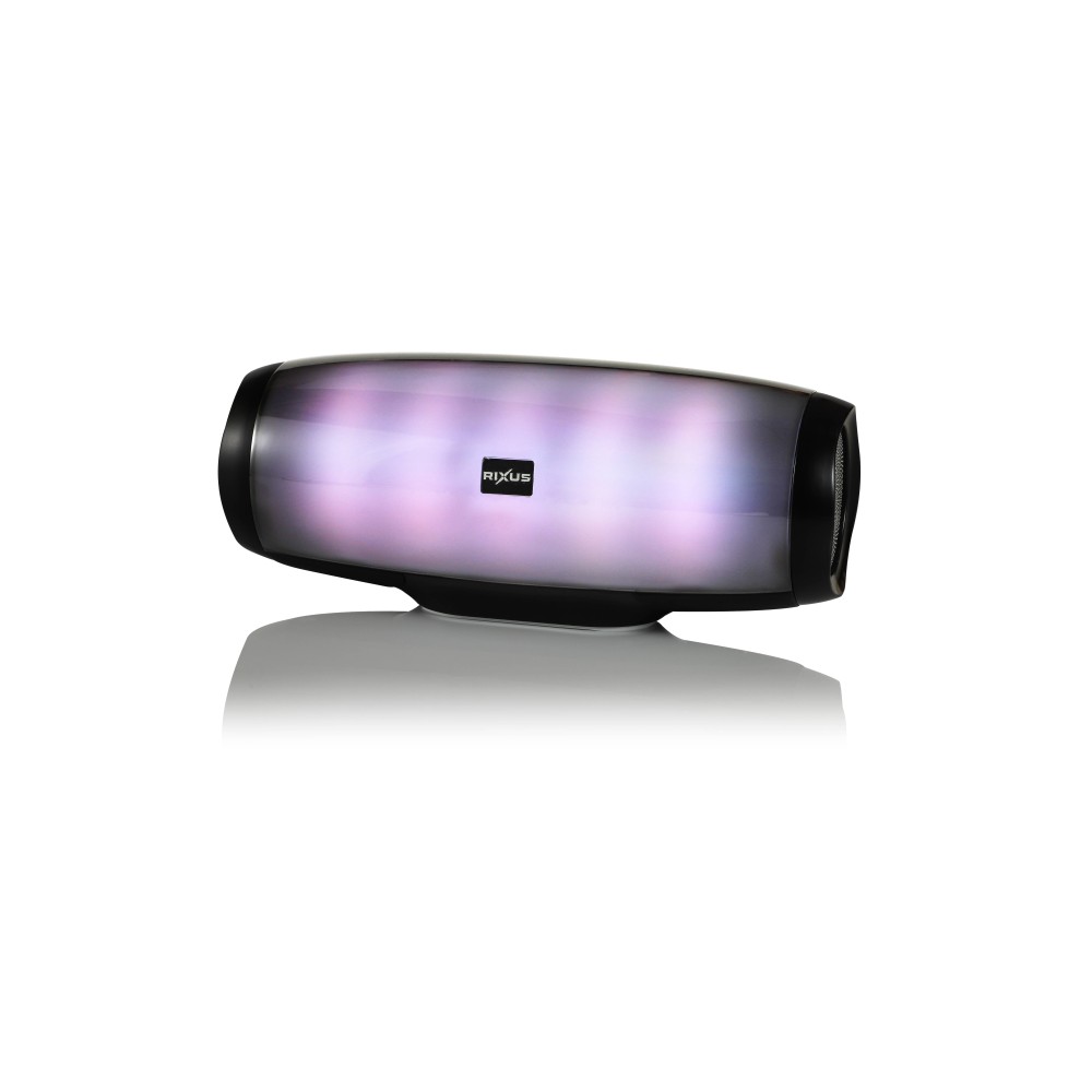 Rixus RXBS16 Flashing Led Bluetooth Speaker Black