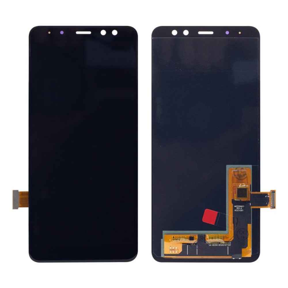 Samsung Galaxy A8 A530F 2018 Display And Digitizer Without Frame Black Soft-OLED