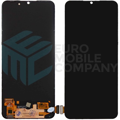 Oppo F17 (CPH2095) Display And Digitizer Without Frame Black OEM