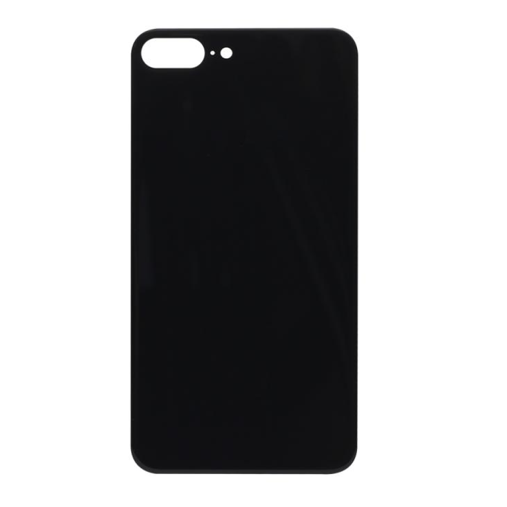 For iPhone 8 Plus Extra Glass Black (Enlarged Camera Frame)