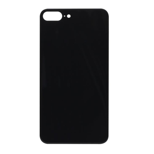 For iPhone 8 Plus Extra Glass Black (Enlarged Camera Frame) (excl. Logo)