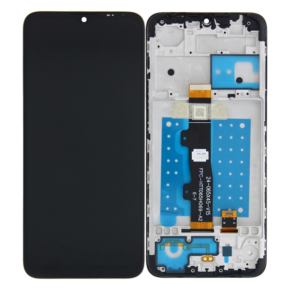 Motorola Moto E7 (XT2095 XT2095-2) Display + Digitizer + Frame - Black