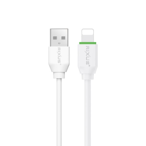 Rixus RX2017AL Data Sync And Fast Charge Cable USB To Lightning 300CM