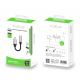 Rixus RXMU07 Lightning To 3.5mm Headphone Adaptor Black