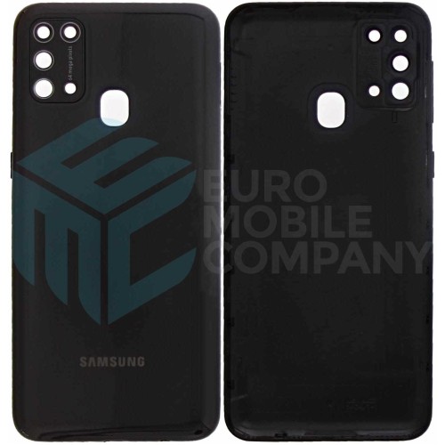 Samsung Galaxy M31 M315F Back Cover Space Black With Lens OEM