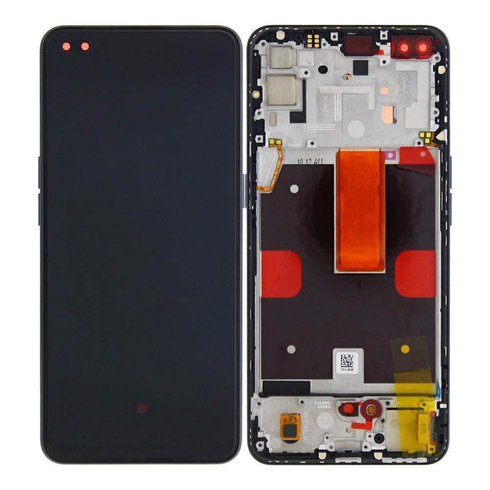 Oppo Reno 4 5G (CPH2091) Display Complete + Frame (4904705) - Space Black