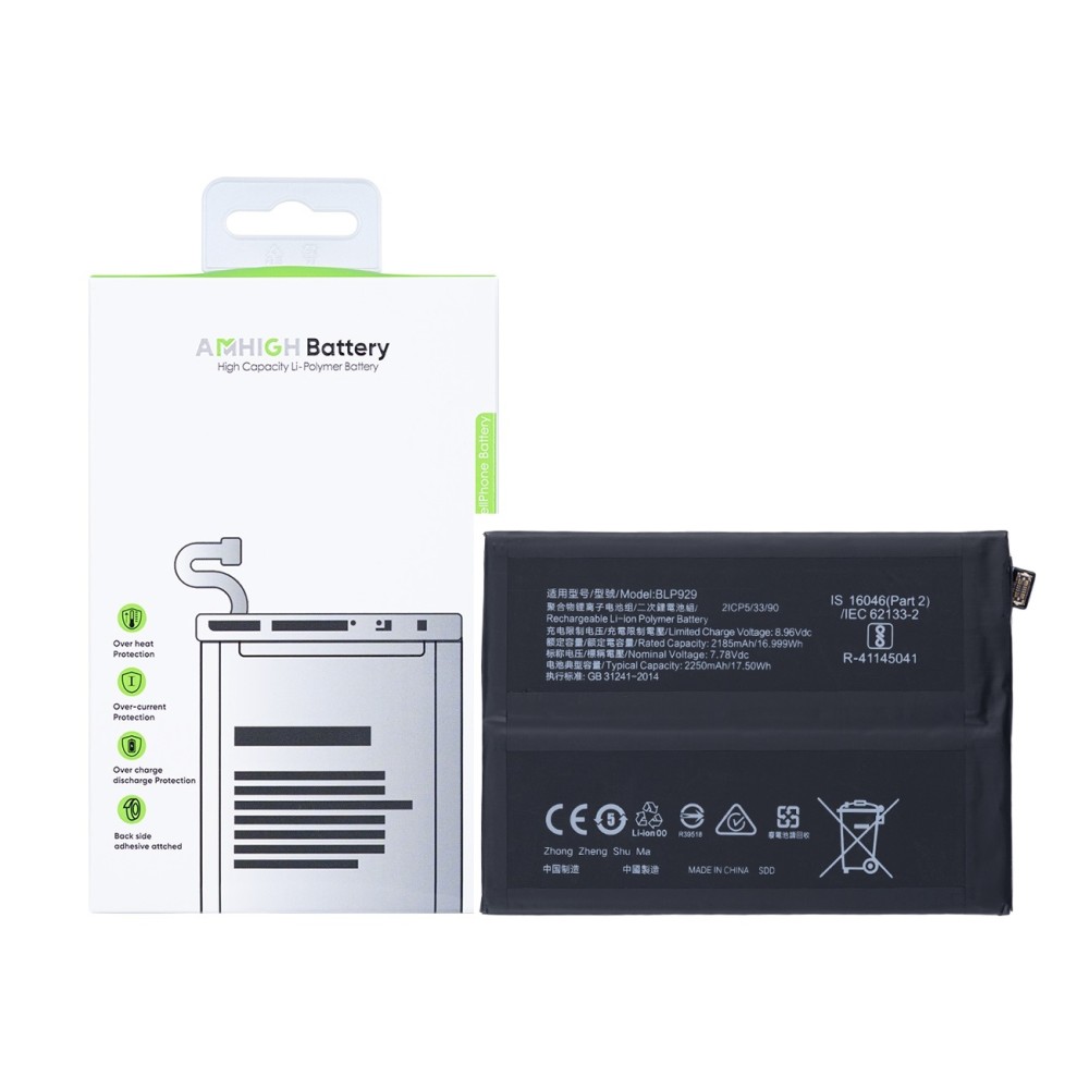 Oppo Reno 8 Pro (CPH2357) Battery BLP929 - 4500mAh (AMHigh Premium)
